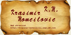 Krasimir Momčilović vizit kartica